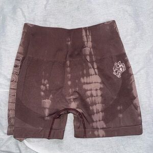 Darc Sport Brown Patterned Bike Shorts